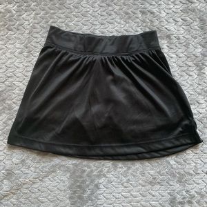 Black tennis skirt